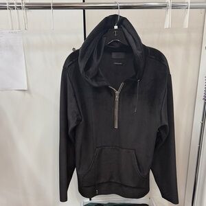 RtA Black Zip-Up Sweater